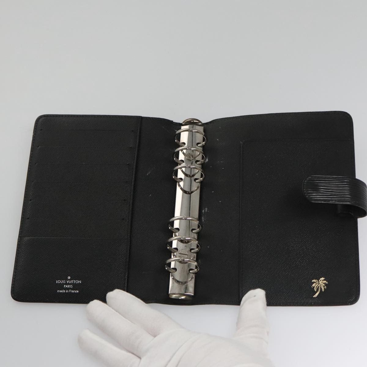 Louis Vuitton Agenda Mm Black Leather Wallet (Pre-Owned) Size ONE SIZE - 12 Thumbnail