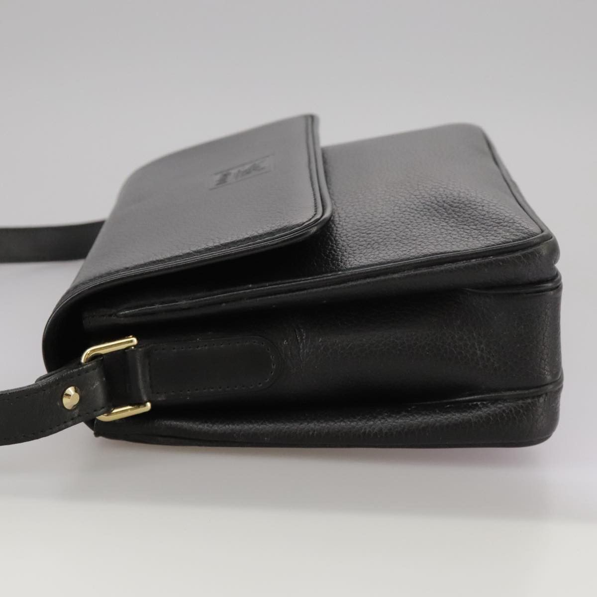 Burberry Black Leather Shoulder Bag (Pre-Owned) Size ONE SIZE - 3 Thumbnail