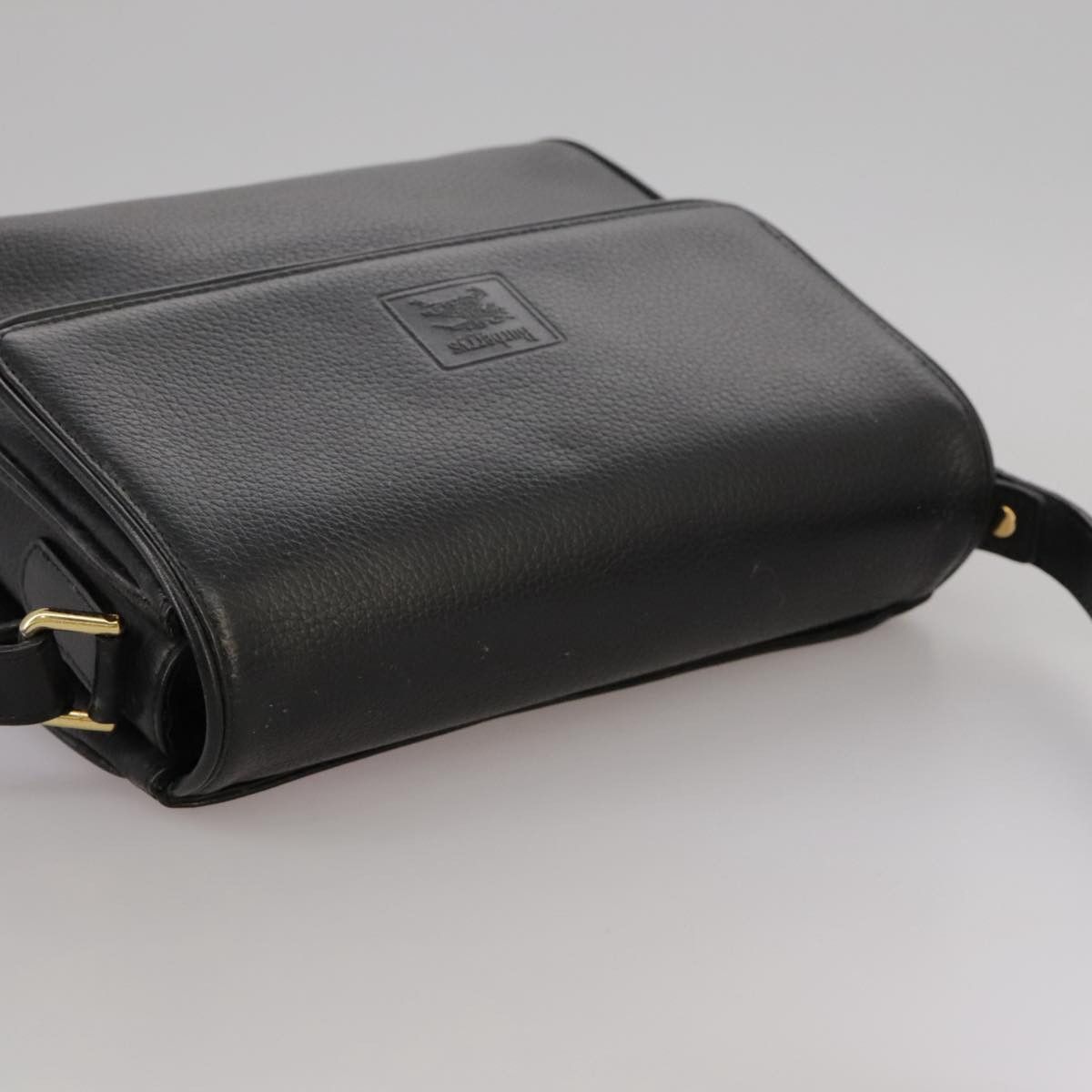 Burberry Black Leather Shoulder Bag (Pre-Owned) Size ONE SIZE - 17 Thumbnail