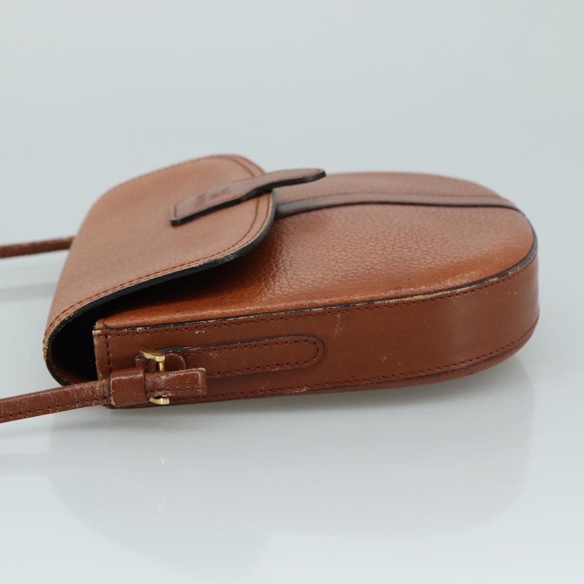 Burberry Brown Leather Shoulder Bag (Pre-Owned) Size ONE SIZE - 4 Thumbnail