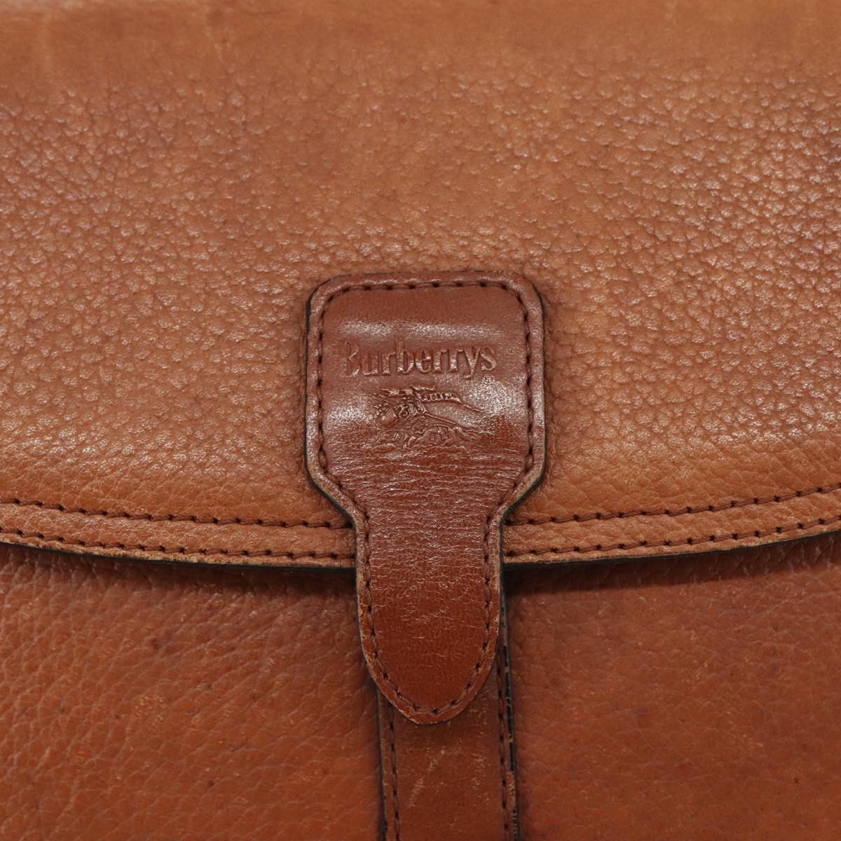 Burberry Brown Leather Shoulder Bag (Pre-Owned) Size ONE SIZE - 13 Thumbnail
