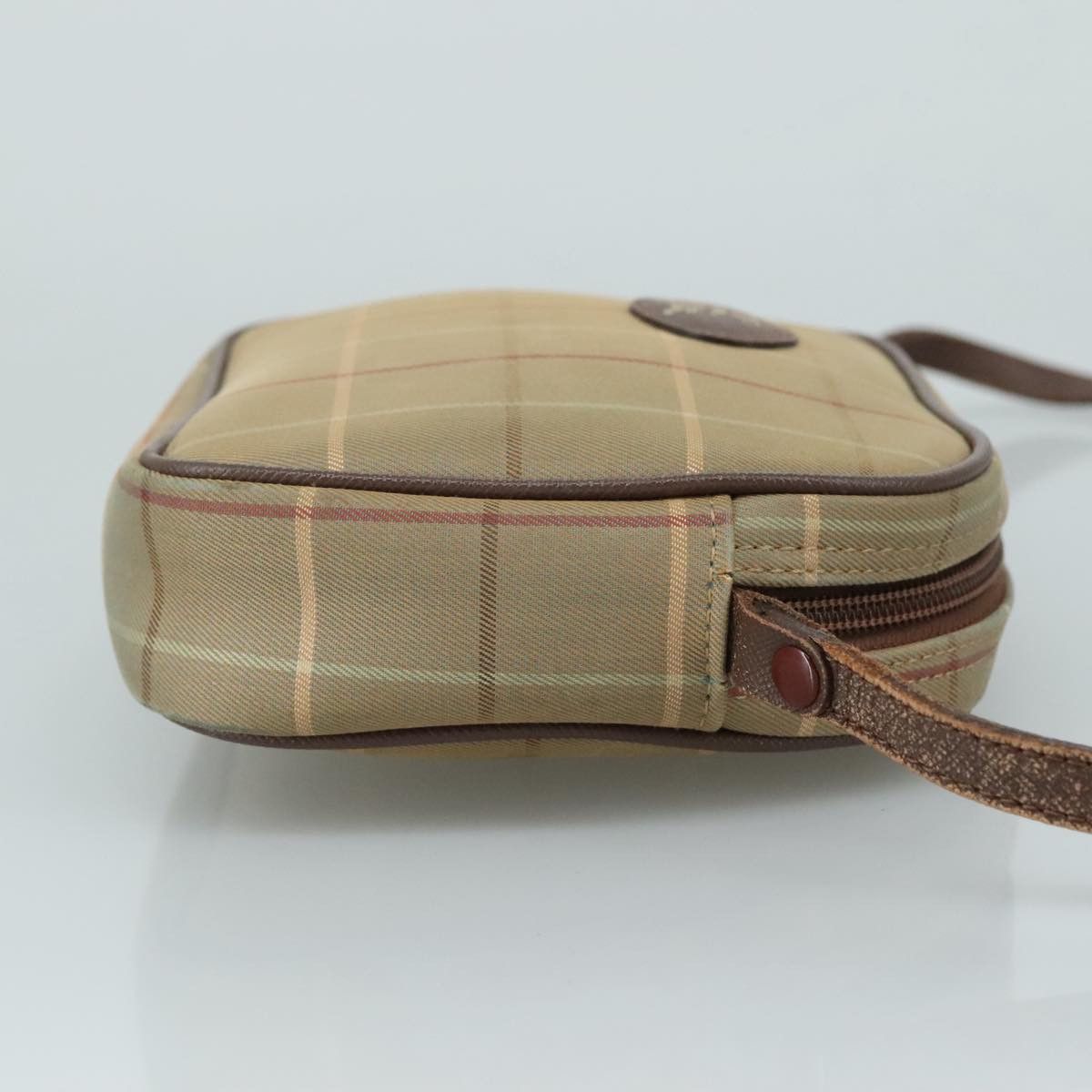 Burberry Nova Check Beige Canvas Shoulder Bag (Pre-Owned) Size ONE SIZE - 3 Thumbnail