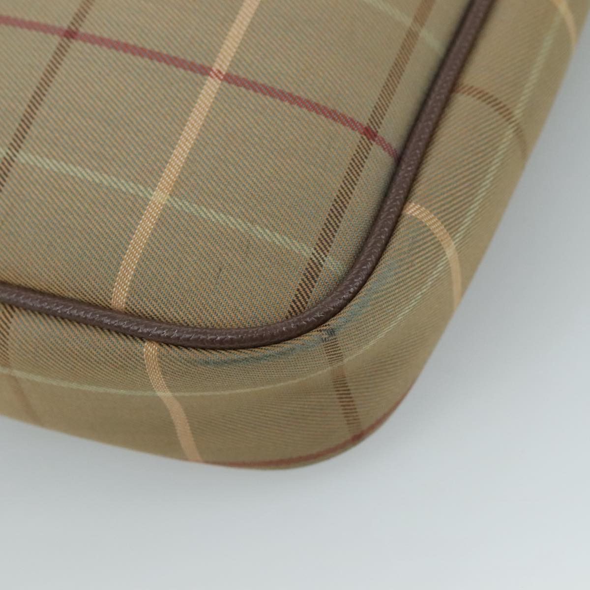 Burberry Nova Check Beige Canvas Shoulder Bag (Pre-Owned) Size ONE SIZE - 10 Thumbnail