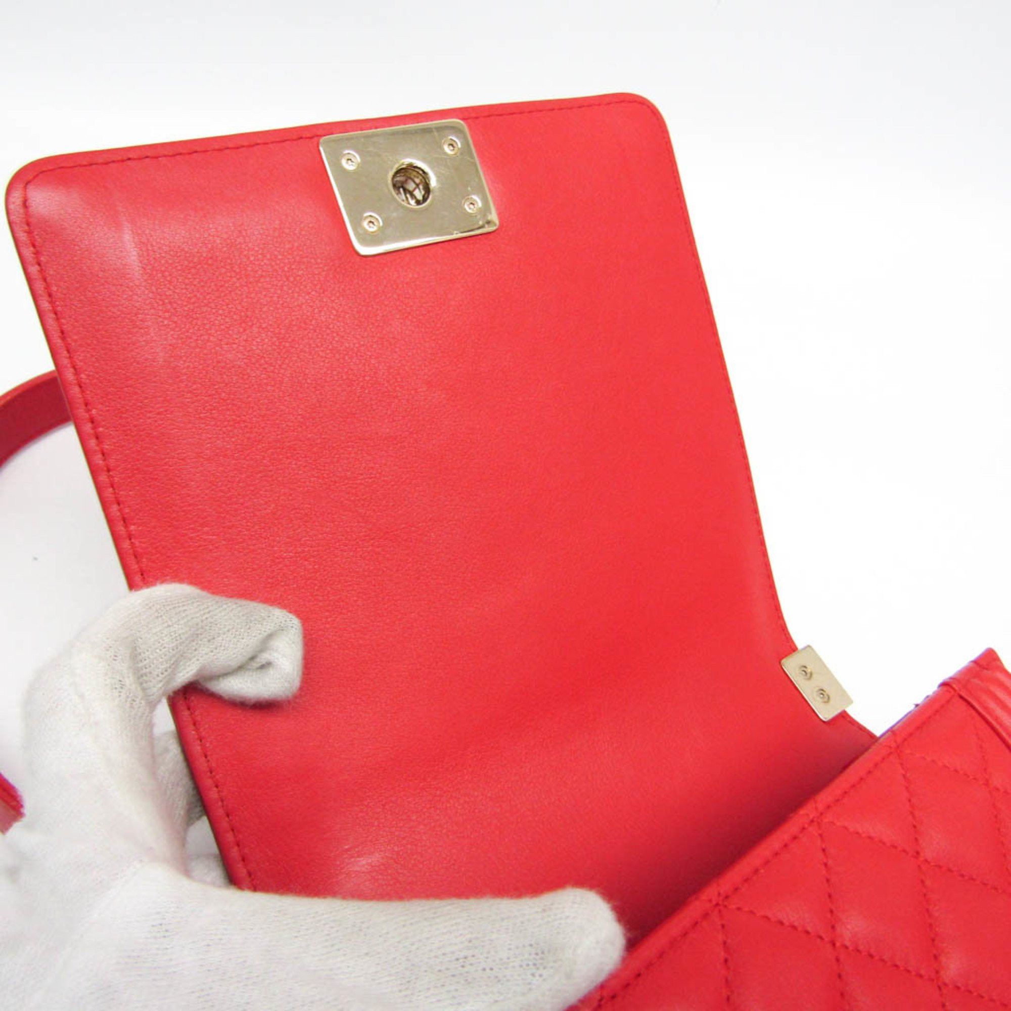 Chanel Red Leather Shopper Bag (Pre-Owned) Size ONE SIZE - 14 Thumbnail