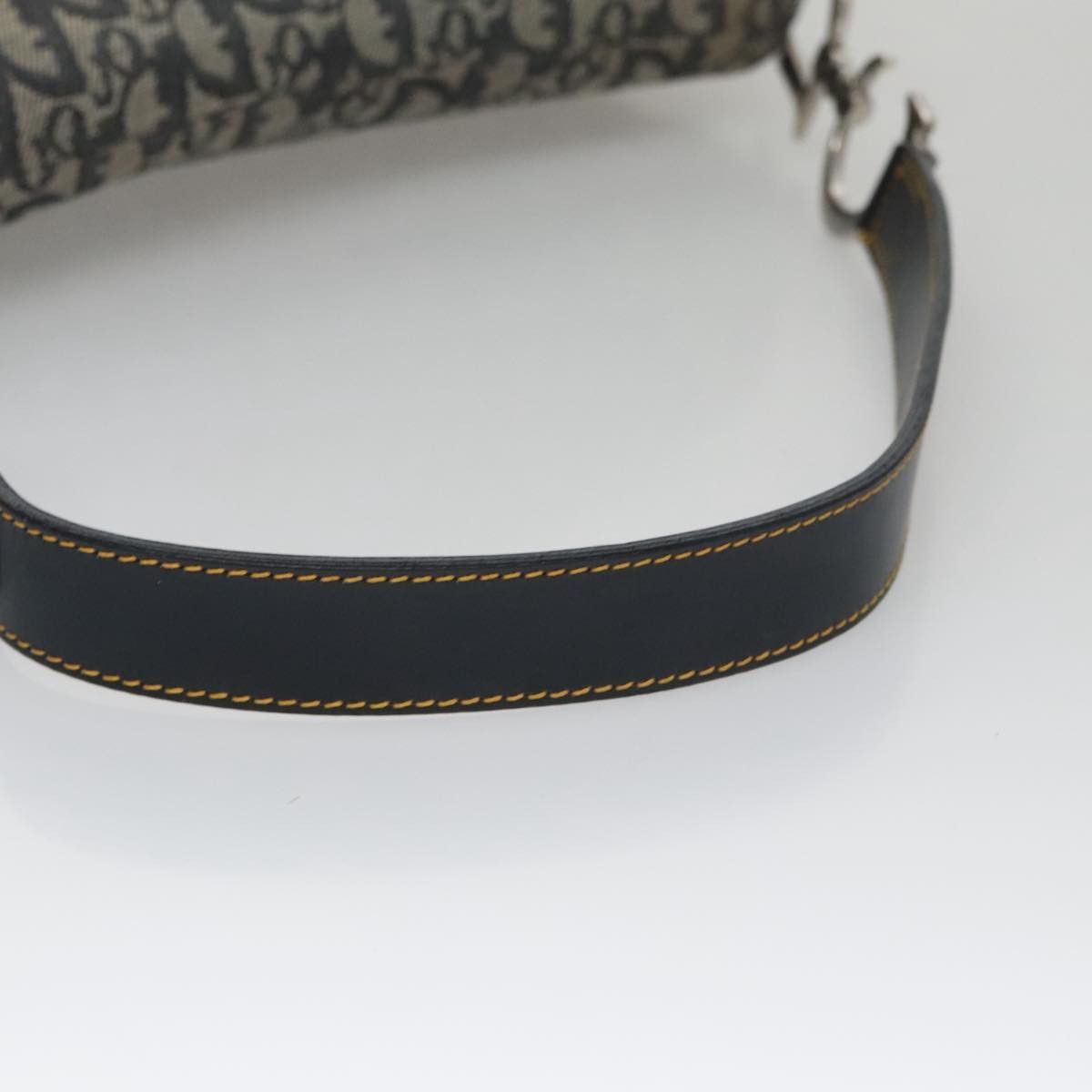 Dior Saddle Navy Canvas Shoulder Bag (Pre-Owned) Size ONE SIZE - 10 Thumbnail