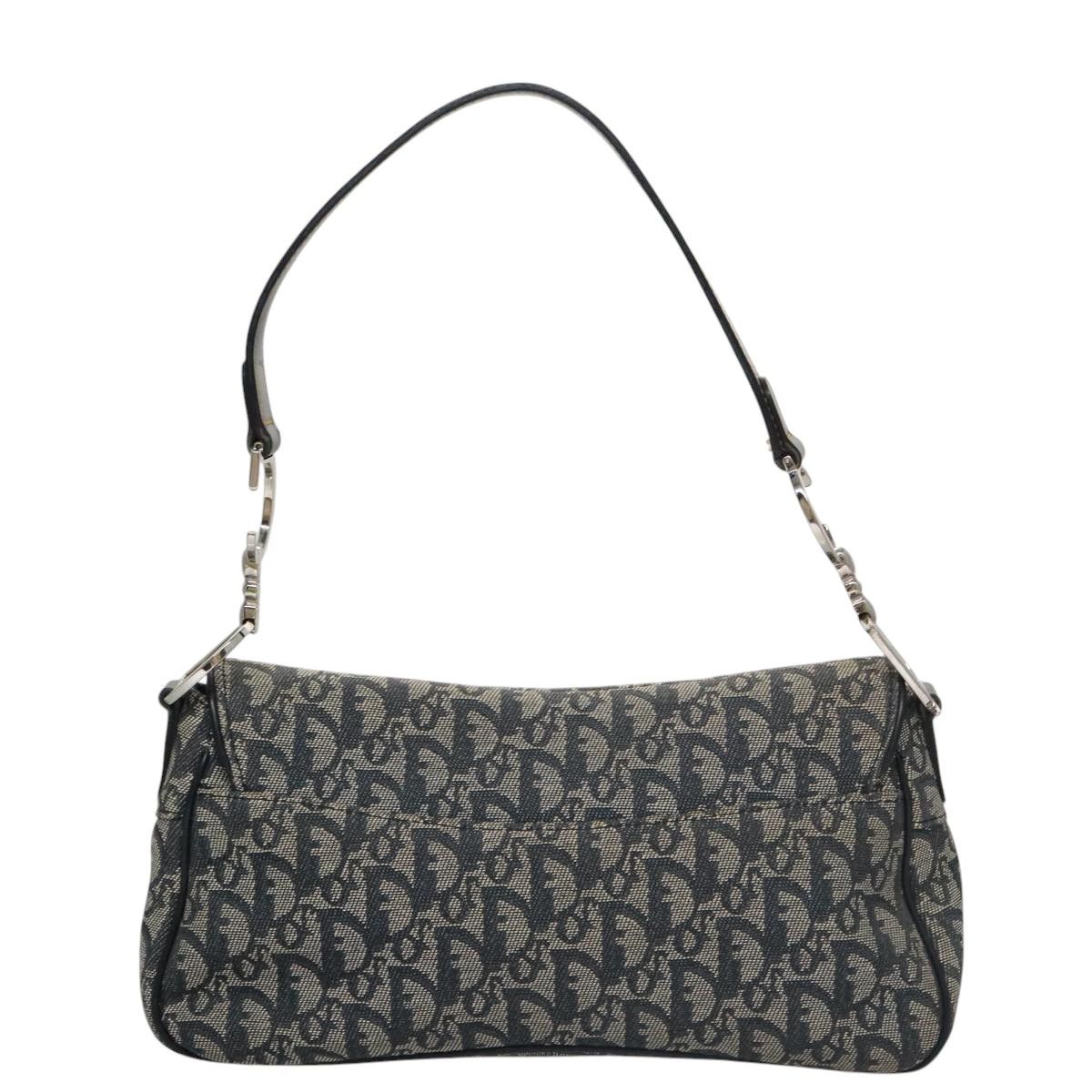 Dior Saddle Navy Canvas Shoulder Bag (Pre-Owned) Size ONE SIZE - 2 Thumbnail
