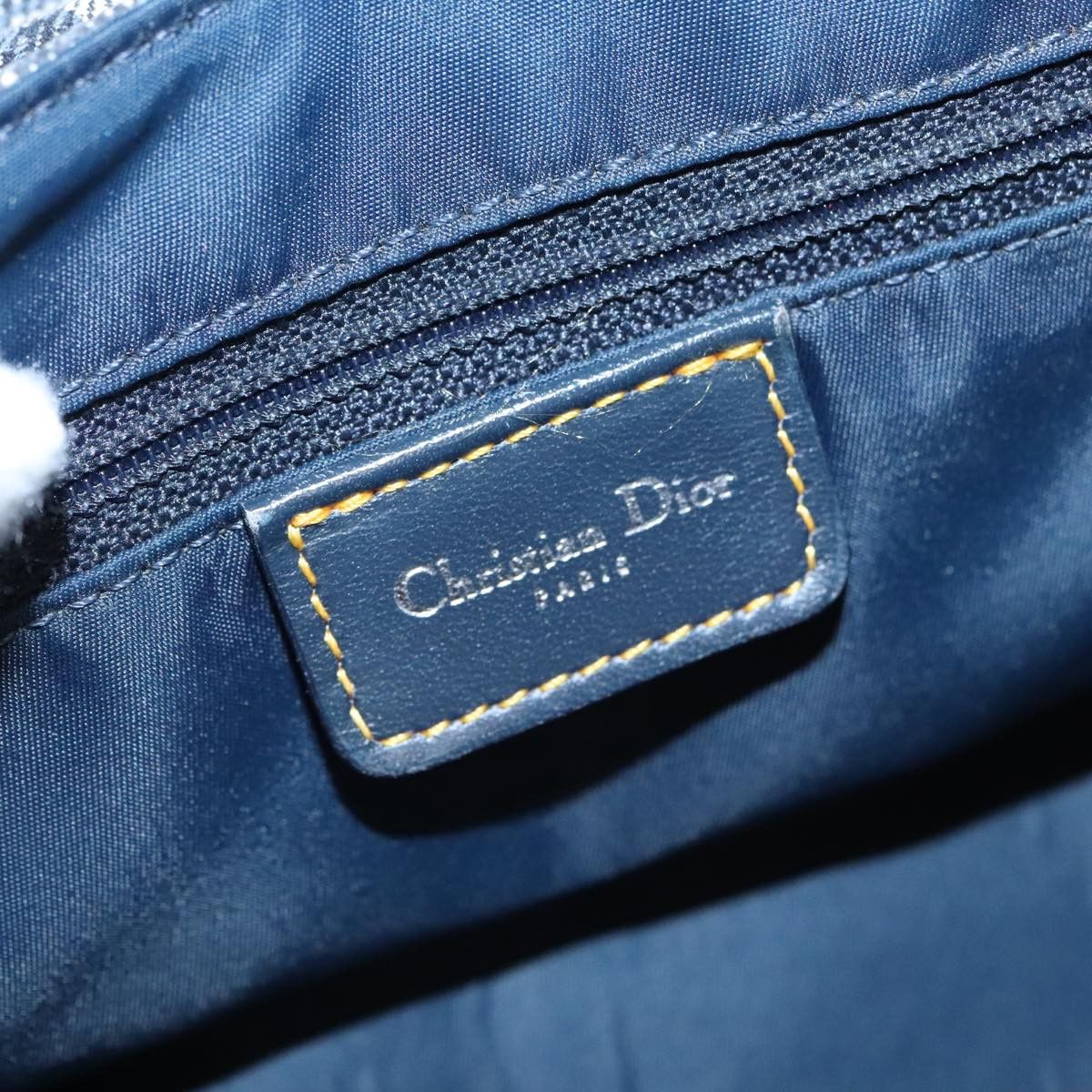 Dior Saddle Navy Canvas Shoulder Bag (Pre-Owned) Size ONE SIZE - 19 Thumbnail