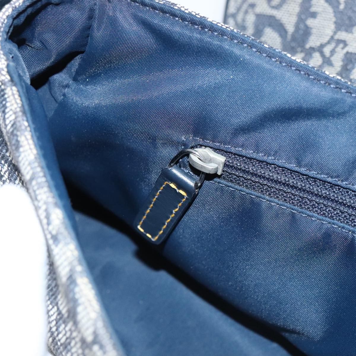 Dior Saddle Navy Canvas Shoulder Bag (Pre-Owned) Size ONE SIZE - 15 Thumbnail