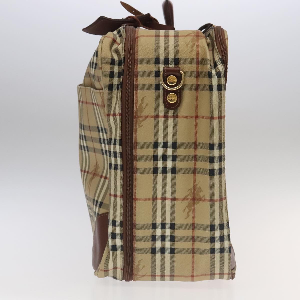 Burberry Nova Check Beige Canvas Travel Bag (Pre-Owned) Size ONE SIZE - 3 Thumbnail