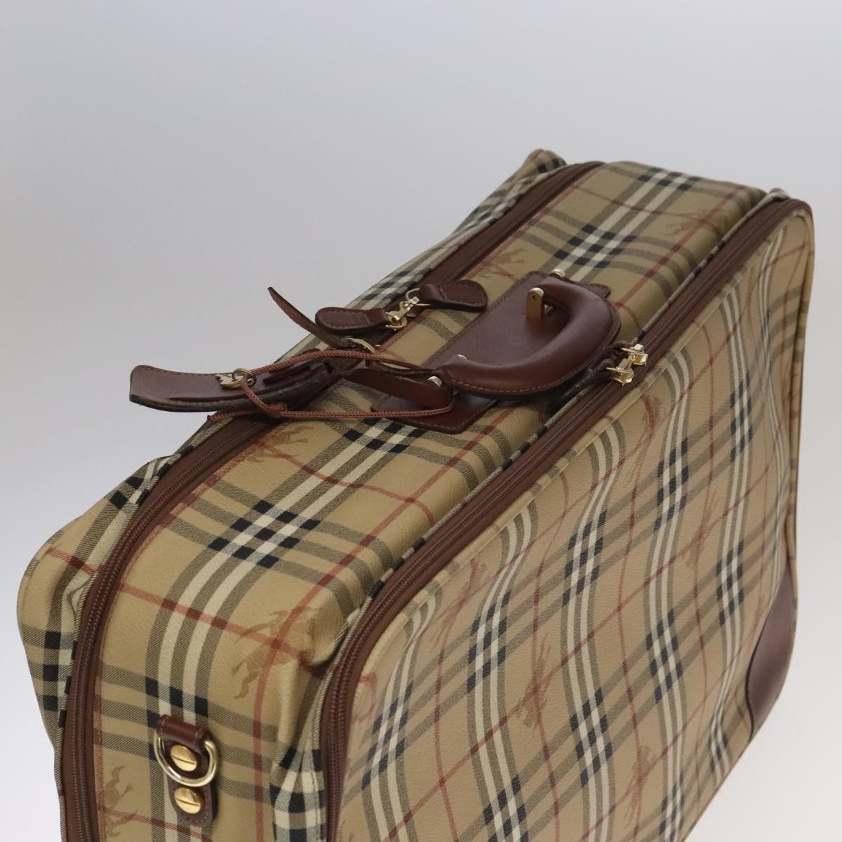 Burberry Nova Check Beige Canvas Travel Bag (Pre-Owned) Size ONE SIZE - 15 Thumbnail