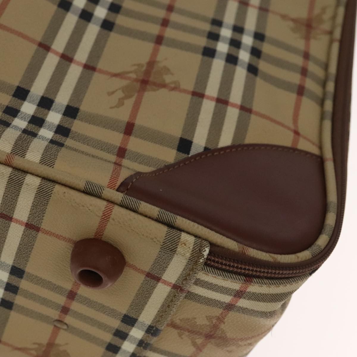 Burberry Nova Check Beige Canvas Travel Bag (Pre-Owned) Size ONE SIZE - 9 Thumbnail