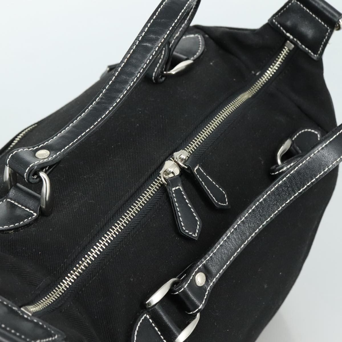 Burberry Blue Label Black Canvas Handbag (Pre-Owned) Size ONE SIZE - 17 Thumbnail