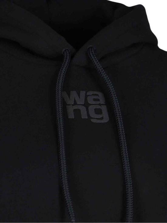 Alexander Wang ALEXANDER WANG Women Hoodies 4CC3242101 001 Black Size S / US 4 / IT 40 - 3 Thumbnail