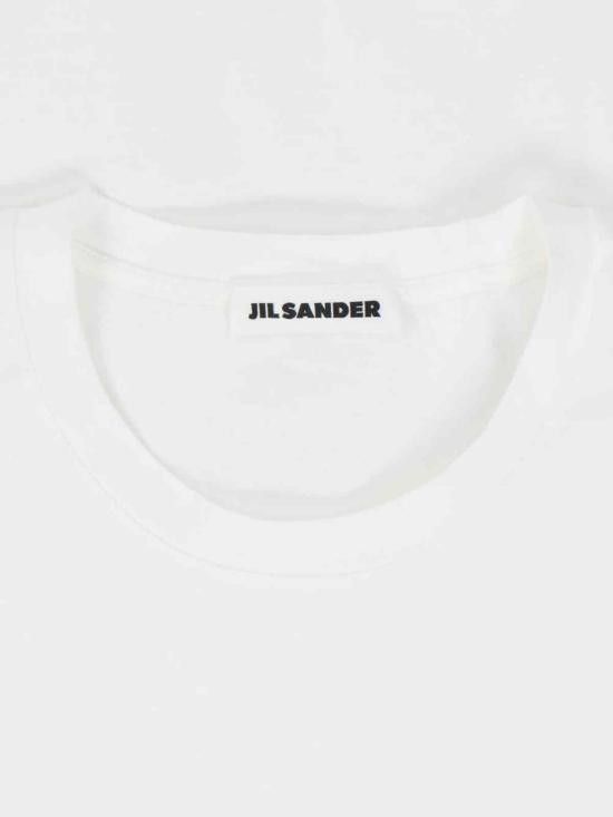 Jil Sander JIL SANDER Men T-Shirts J21GC0016 J45051 100 White Size US M / EU 48-50 / 2 - 3 Thumbnail