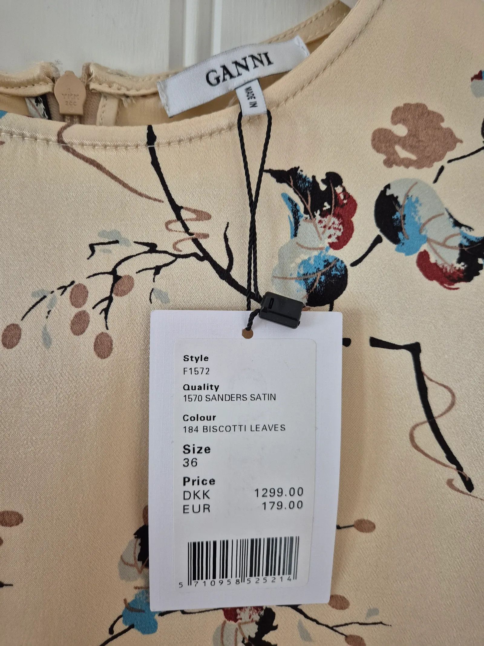 Ganni Ganni F1572 Blouse Size XS / US 0-2 / IT 36-38 - 2 Thumbnail