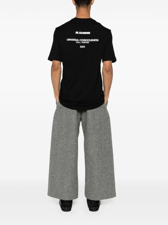 Jil Sander JIL SANDER Men T-Shirts J22GC0189 J46219001 Black Size US M / EU 48-50 / 2 - 2 Thumbnail
