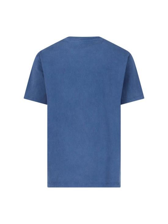 Balmain BALMAIN Men T-Shirts DH1EG010BC72 SOS Blue Size US L / EU 52-54 / 3 - 2 Thumbnail