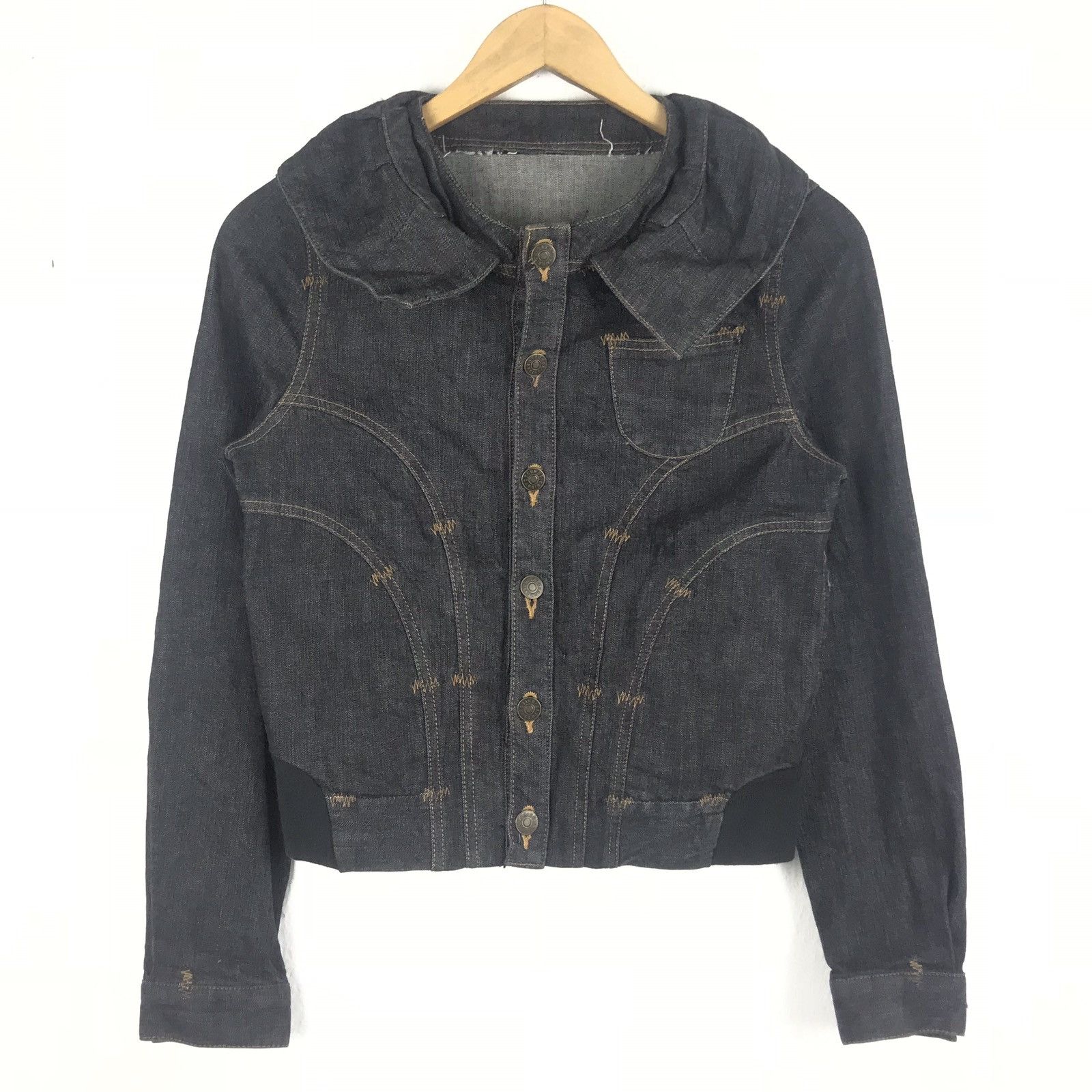 Japanese Brand × Tsumori Chisato Vintage Tsumori Chisato Denim Jacket Size US S / EU 44-46 / 1 - 1 Thumbnail