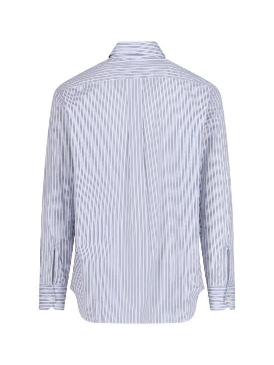 Sunflower SUNFLOWER Men Long Tops 1226 BASE SHIRT WHITE Blue Size US S / EU 44-46 / 1 - 2 Thumbnail