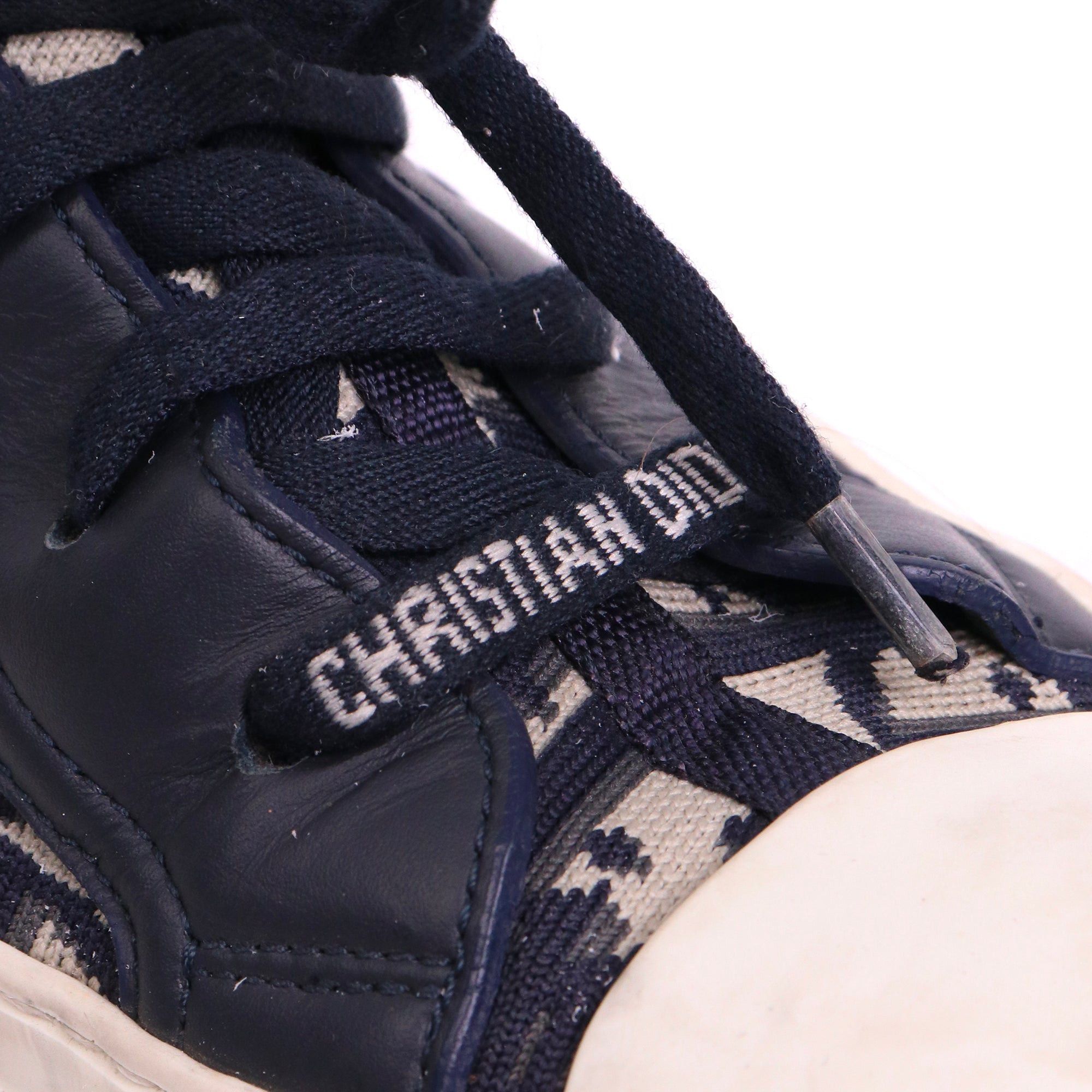 Dior DIOR - Dior Walk'n'dior sneakers in navy blue mesh (T36) Size US 5 / IT 35 - 4 Thumbnail