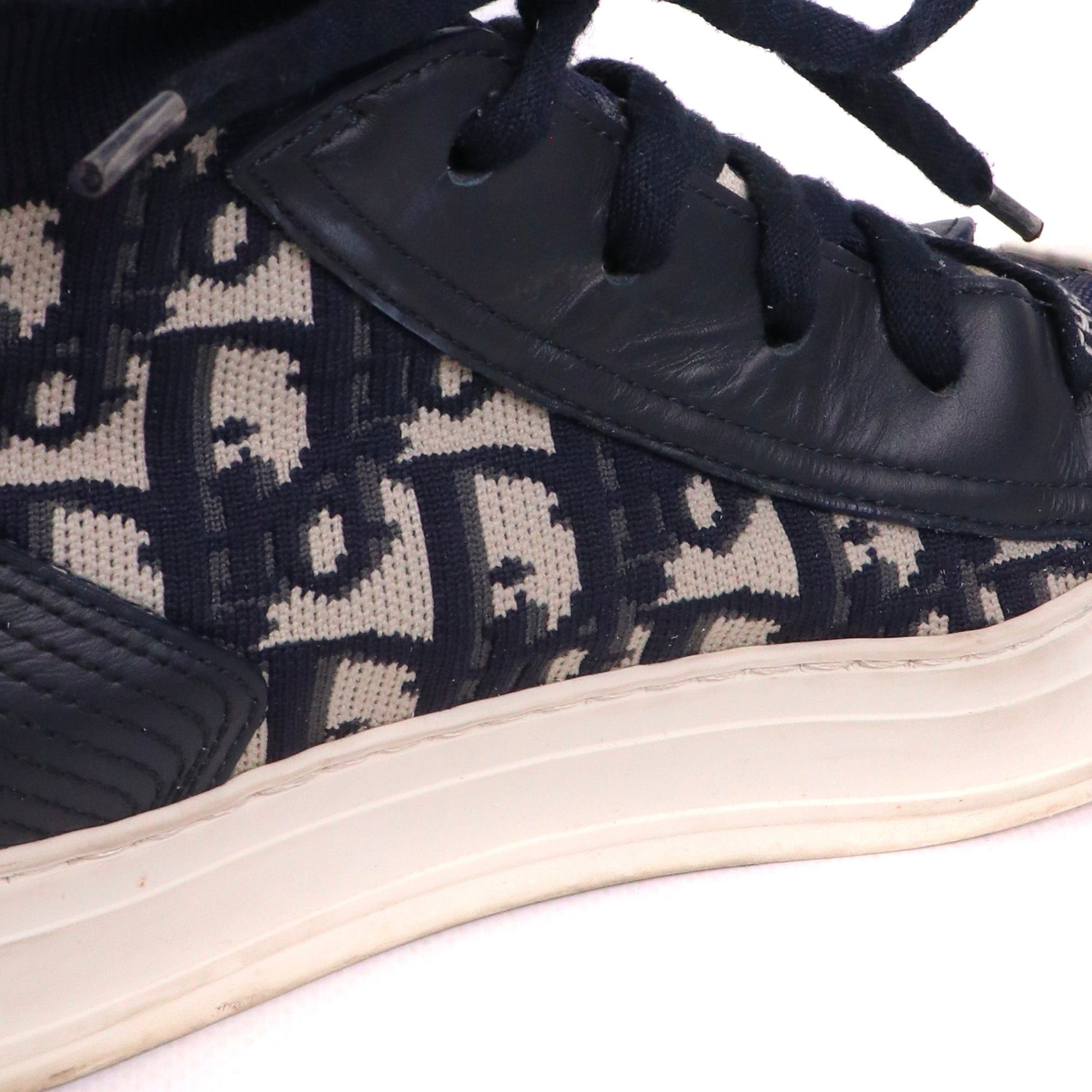 Dior DIOR - Dior Walk'n'dior sneakers in navy blue mesh (T36) Size US 5 / IT 35 - 3 Thumbnail