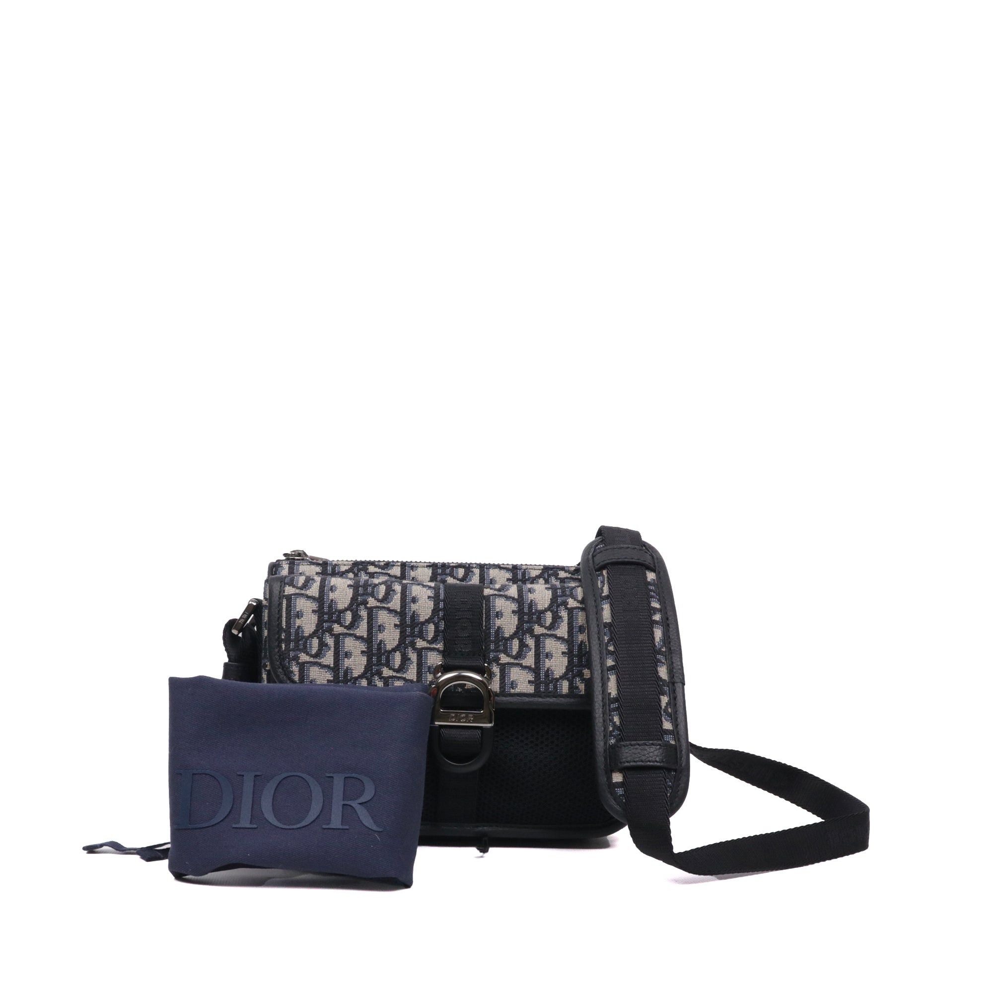 Dior DIOR - Dior Messenger Pouch shoulder bag in Dior oblique canvas Size ONE SIZE - 9 Thumbnail