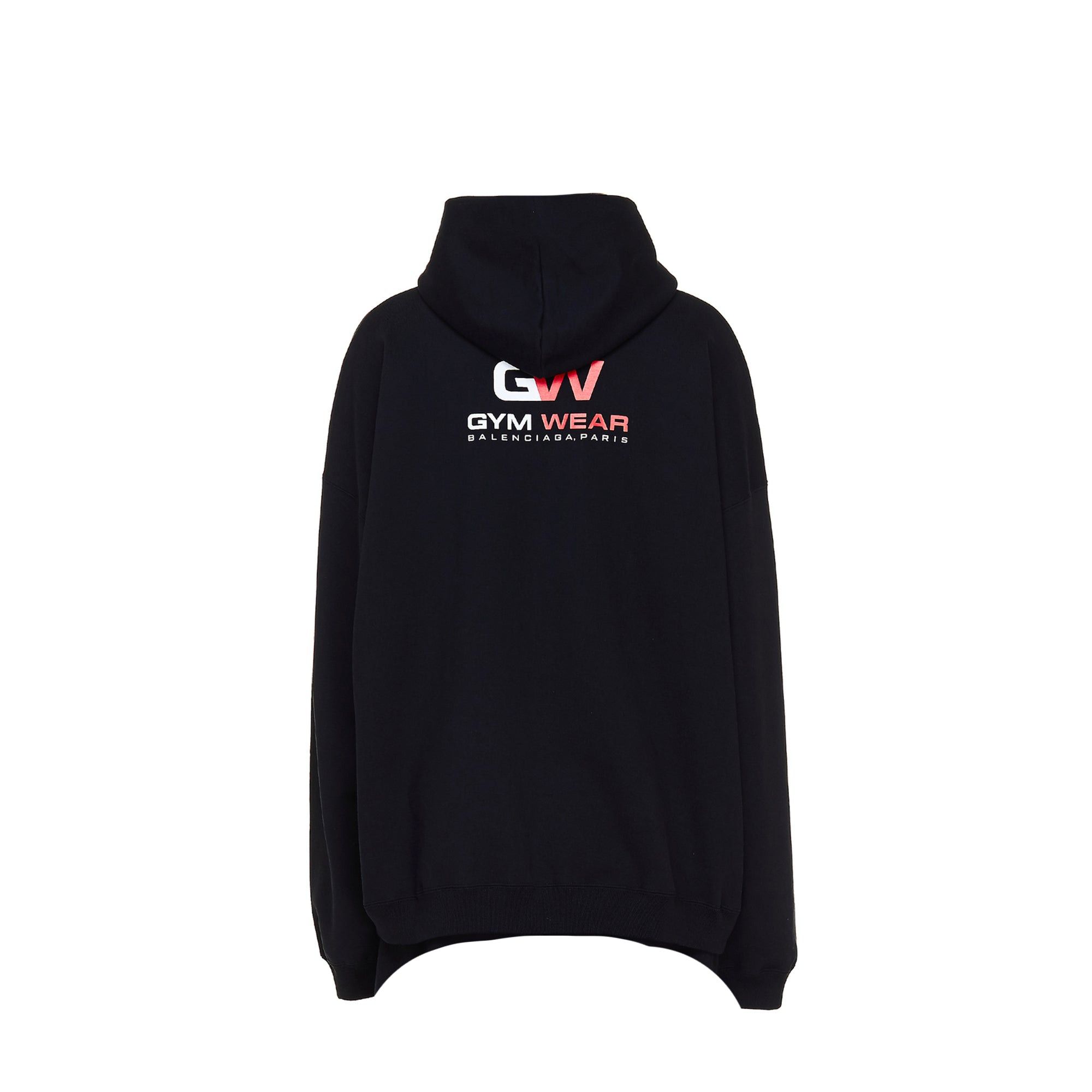 Balenciaga BALENCIAGA - GymWear Balenciaga hooded jacket in black cotton (S) Size US S / EU 44-46 / 1 - 2 Thumbnail