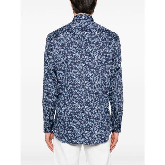 Etro ETRO Men Long Tops 99SAEB7 MRIB0001 X0883 BLUE Size US M / EU 48-50 / 2 - 4 Thumbnail