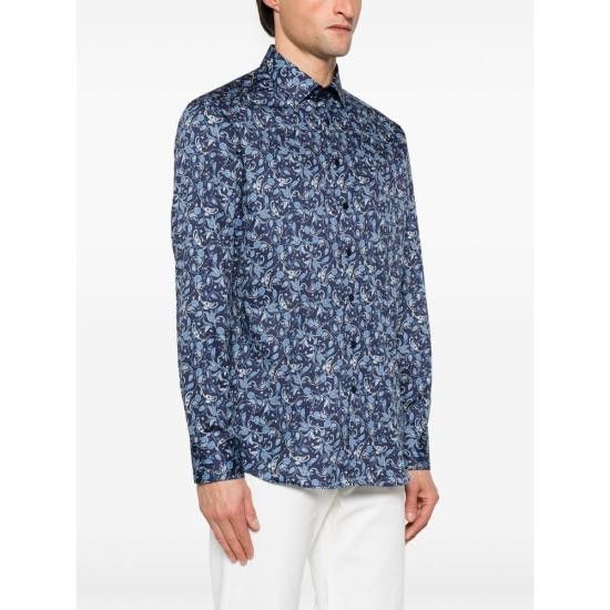 Etro ETRO Men Long Tops 99SAEB7 MRIB0001 X0883 BLUE Size US M / EU 48-50 / 2 - 5 Thumbnail