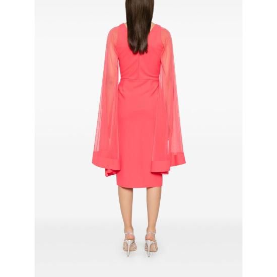 Chiara Boni CHIARA BONI Women Dresses JOJU ILLUSION 202 PINK Size L / US 10 / IT 46 - 5 Thumbnail