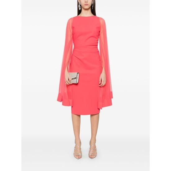 Chiara Boni CHIARA BONI Women Dresses JOJU ILLUSION 202 PINK Size L / US 10 / IT 46 - 2 Thumbnail