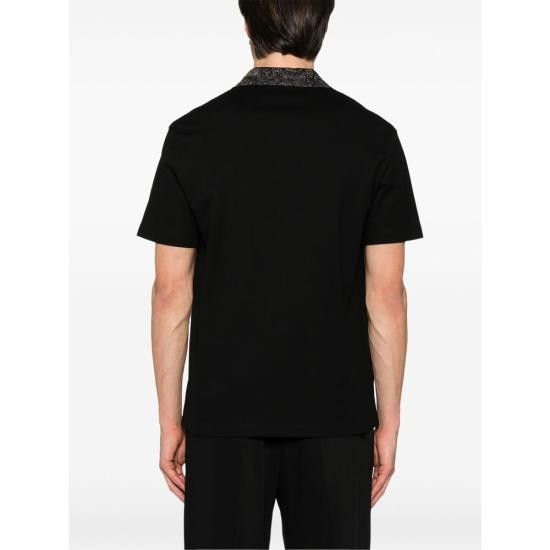 Versace VERSACE Men Polo Shirts 1A12966 1013906 1B000 BLACK Size US XXL / EU 58 / 5 - 2 Thumbnail