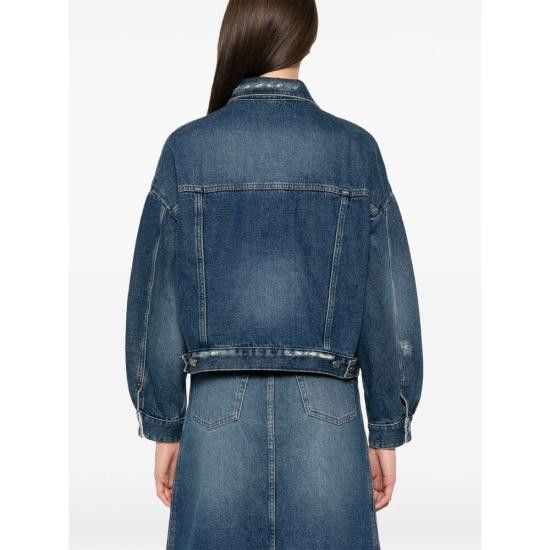 A.P.C. A.P.C. Women Denim Jackets COHFC F02905 IAL BLUE Size S / US 4 / IT 40 - 4 Thumbnail