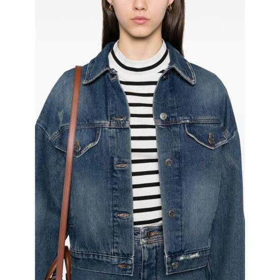 A.P.C. A.P.C. Women Denim Jackets COHFC F02905 IAL BLUE Size S / US 4 / IT 40 - 2 Thumbnail