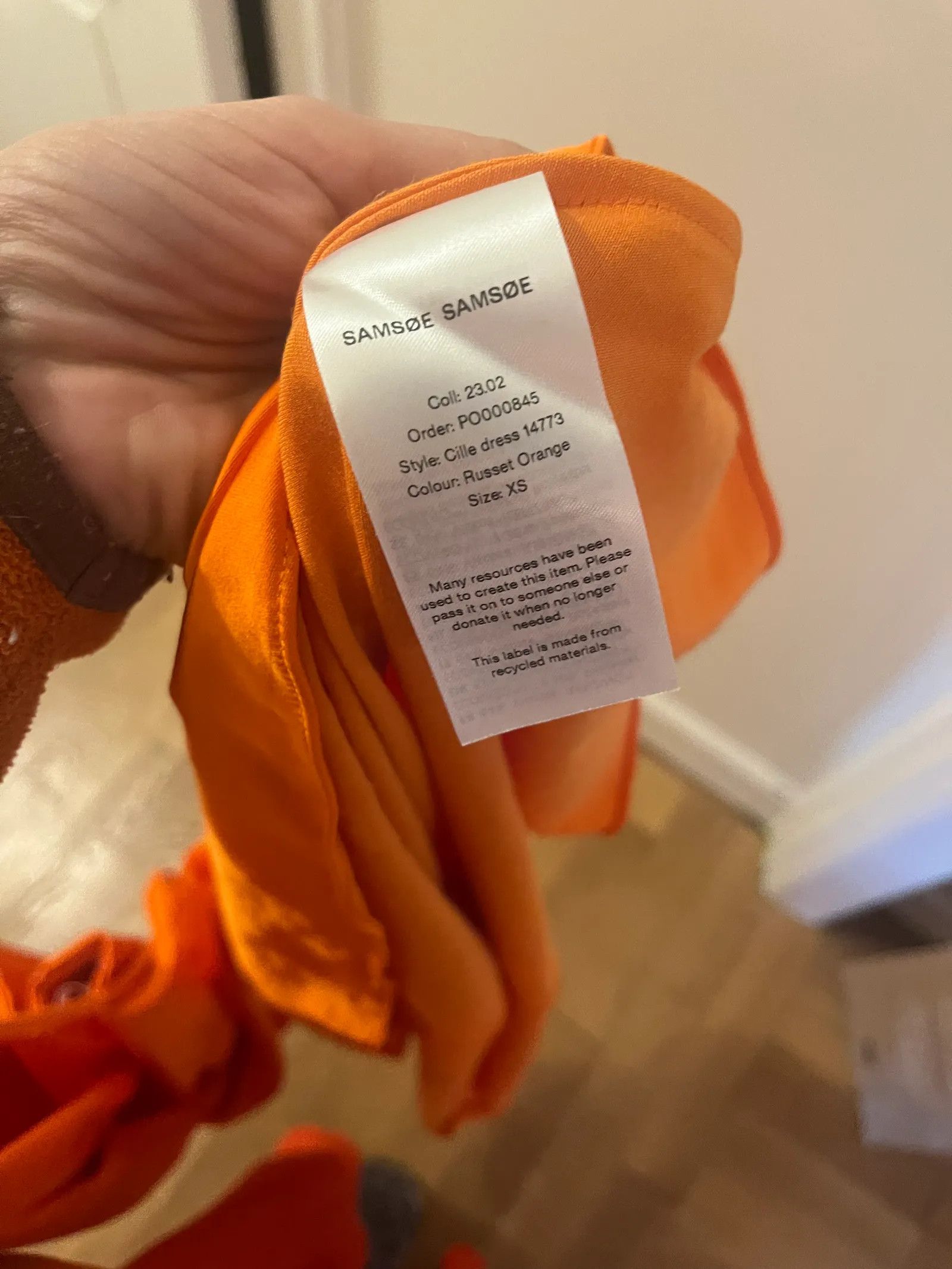 Samsoe Samsoe Samsøe Samsøe Cille Dress Size XS / US 0-2 / IT 36-38 - 3 Thumbnail