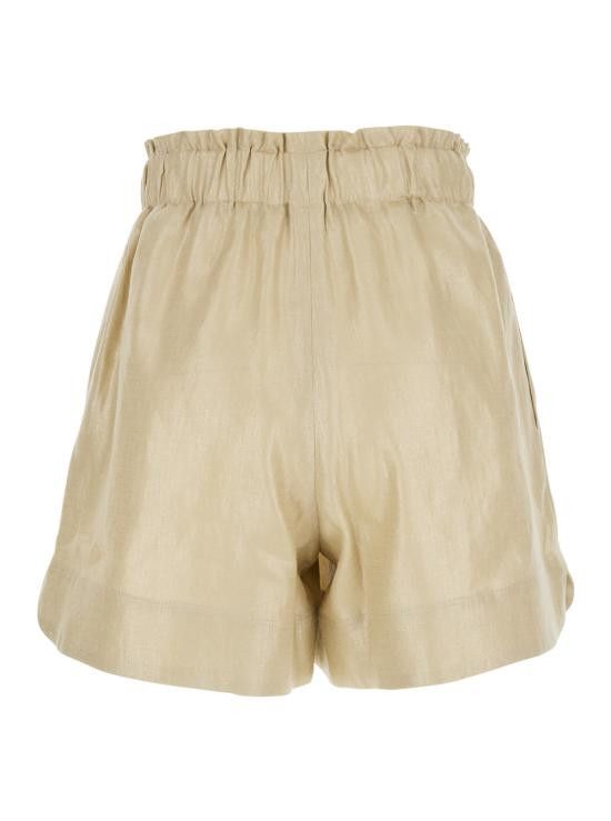 Eleventy ELEVENTY Women Shorts & Burmudas K80BERK01TES0K10302 Beige Size 28" / US 6 / IT 42 - 2 Thumbnail
