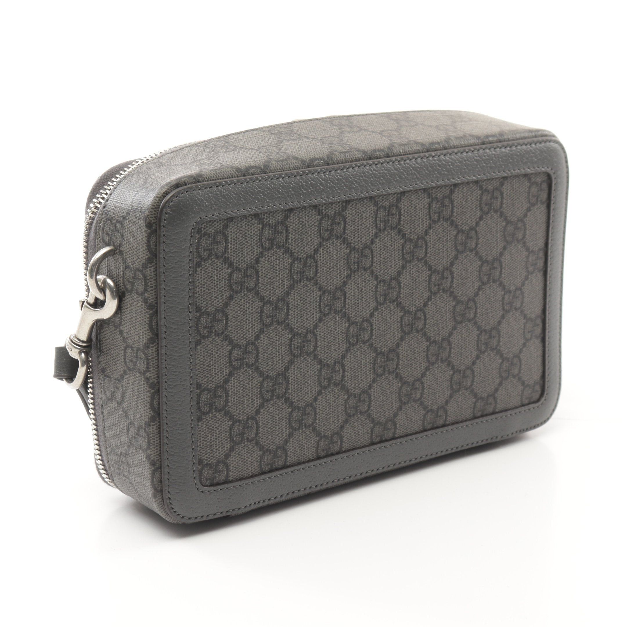 Gucci Gucci Ophidia Gg Supreme Shoulder Bag Leather Gray Size ONE SIZE - 2 Thumbnail