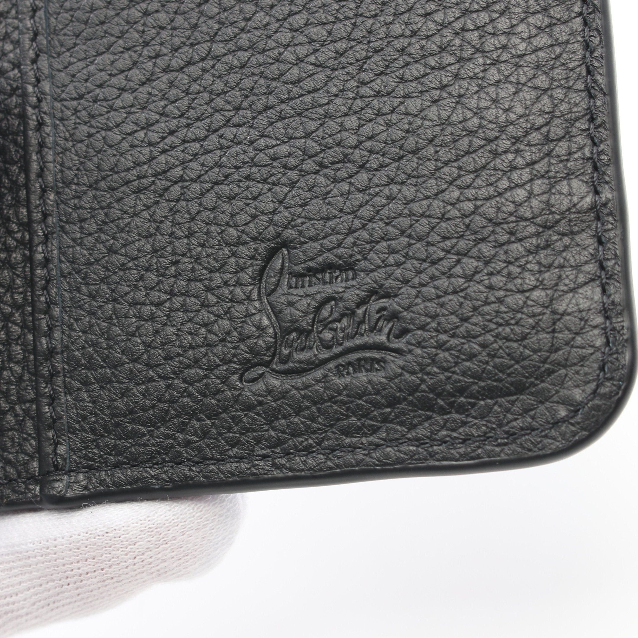 Christian Louboutin Christian Louboutin By My Side Card Case Coin Purse Leather Black Red Size ONE SIZE - 4 Thumbnail