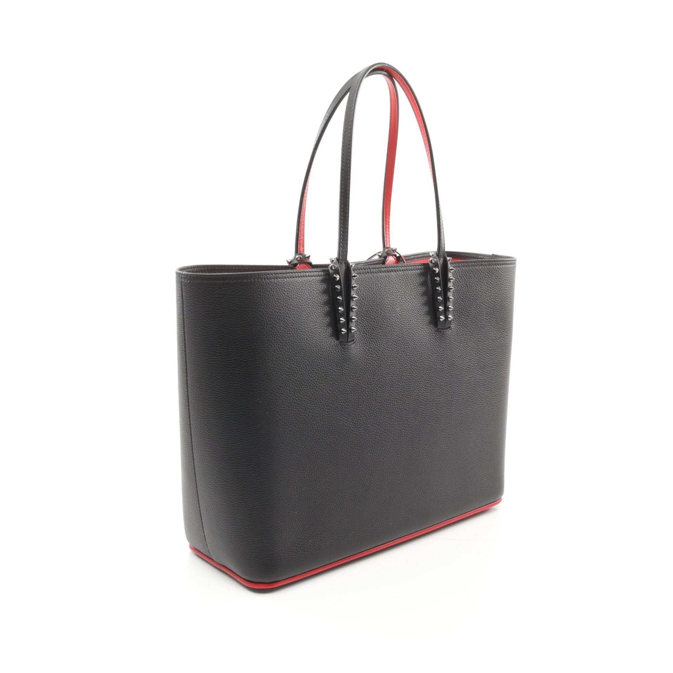 Christian Louboutin Christian Louboutin Cabata Handbag Tote Bag Leather Black Size ONE SIZE - 2 Thumbnail