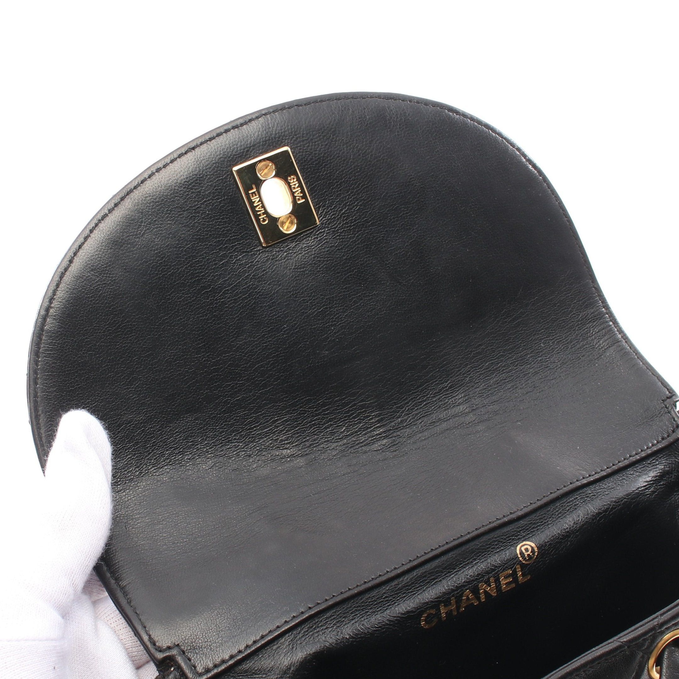 Chanel Chanel Matelasse Backpack Rucksack Lambskin Black Gold Hardware Size ONE SIZE - 9 Thumbnail
