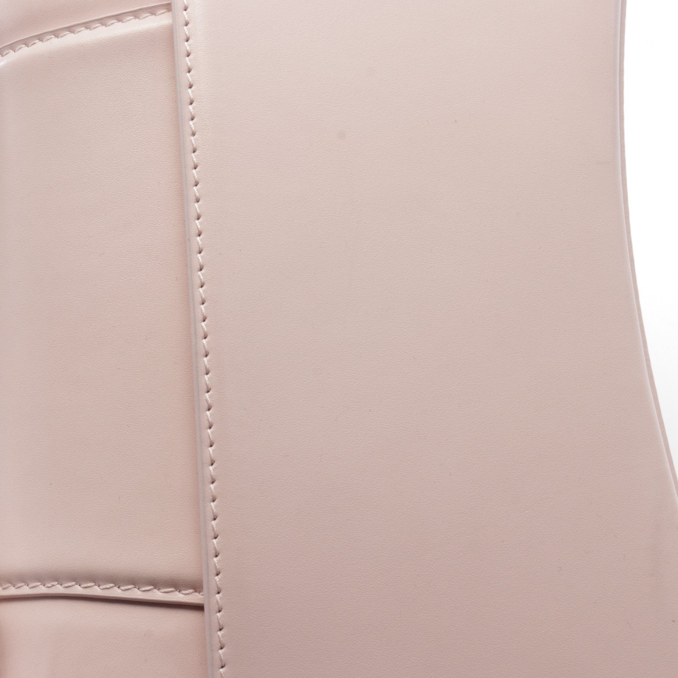 Balenciaga Balenciaga Hour Glass Small Handbag Leather Light Pink Size ONE SIZE - 6 Thumbnail