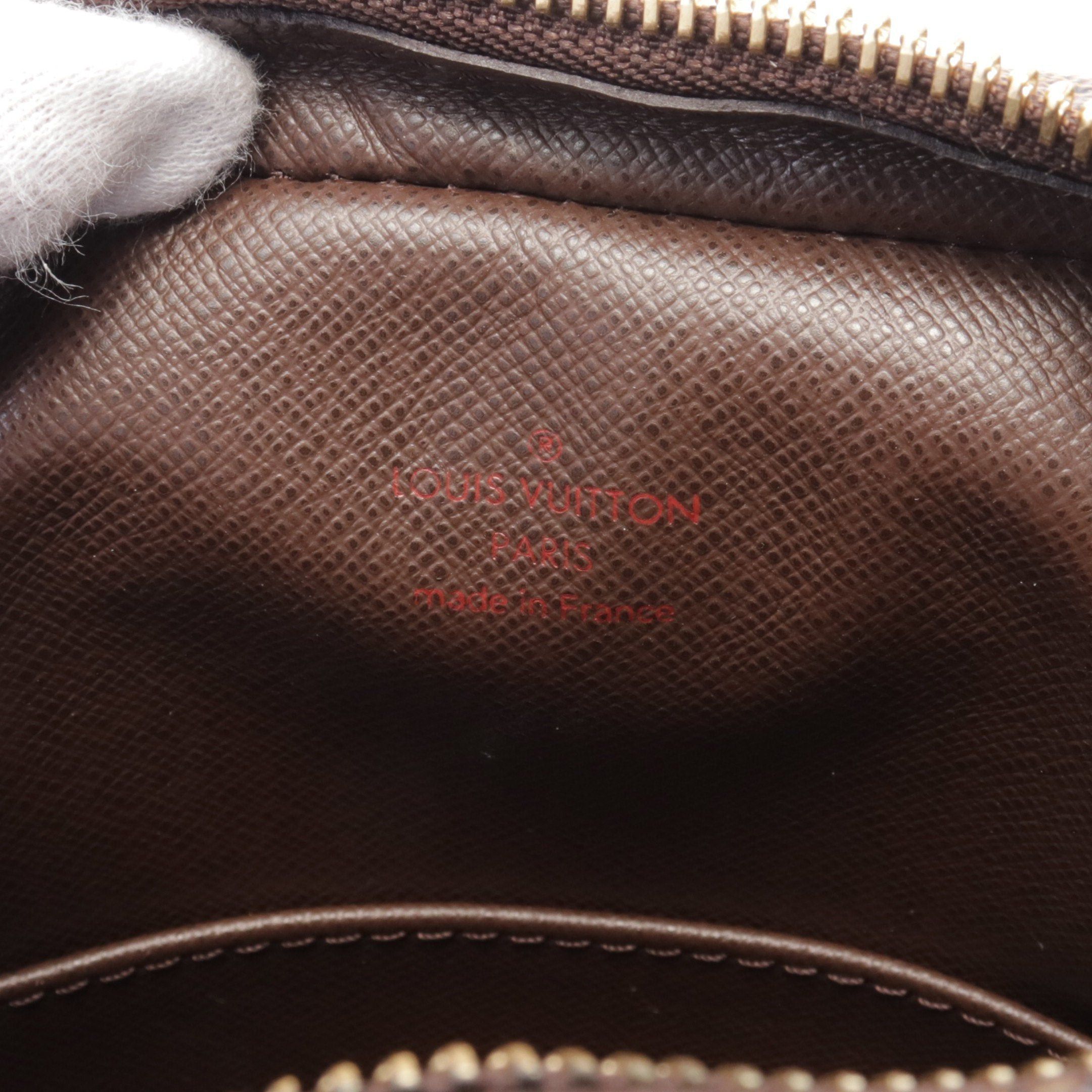 Louis Vuitton Louis Vuitton Danube Damier Ebene Shoulder Bag Leather Brown Special Order Size ONE SIZE - 4 Thumbnail