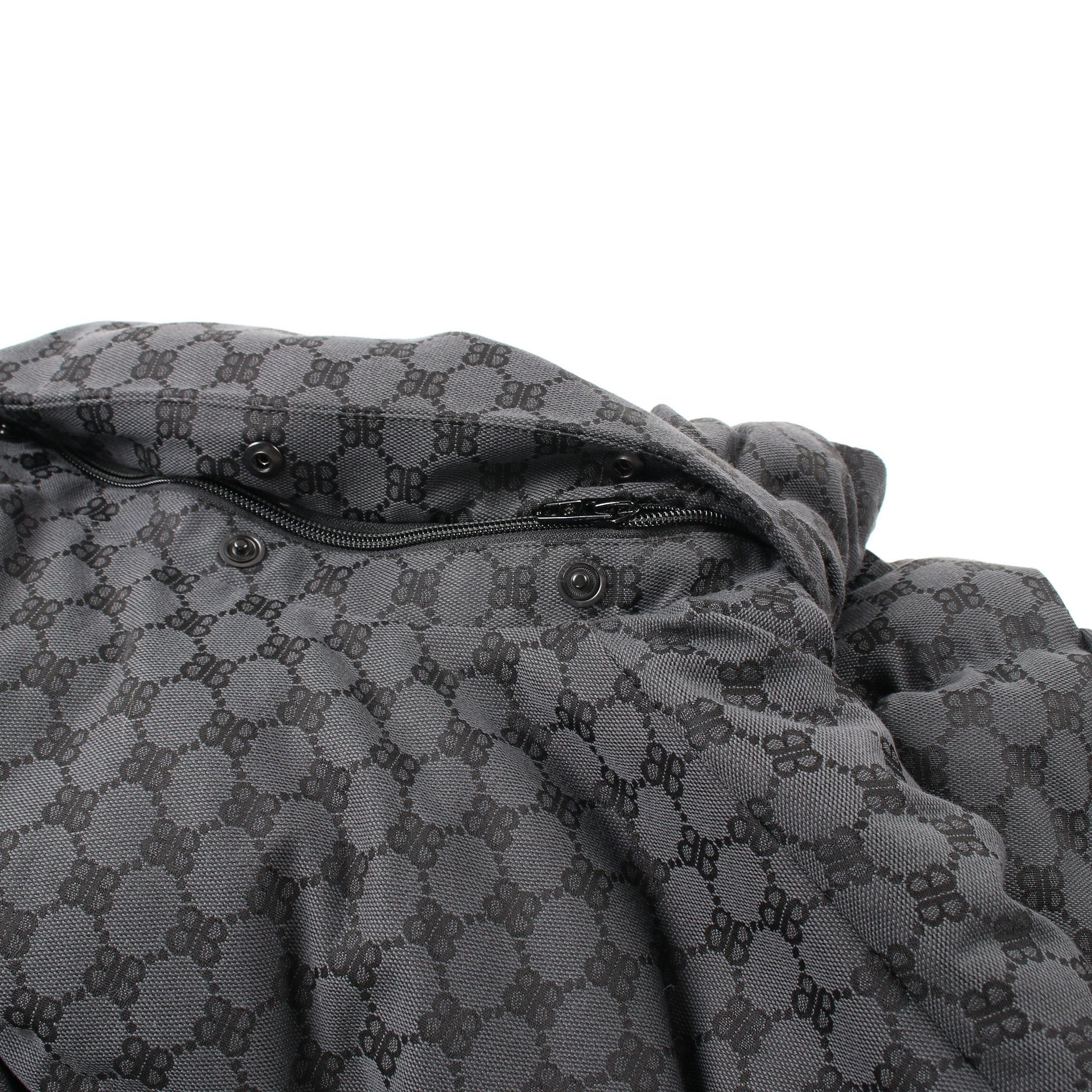 Balenciaga Balenciaga Balenciaga * Gucci The Hacker Project Puffer Jacket Black Batting Hooded 21Aw Size ONE SIZE - 8 Thumbnail