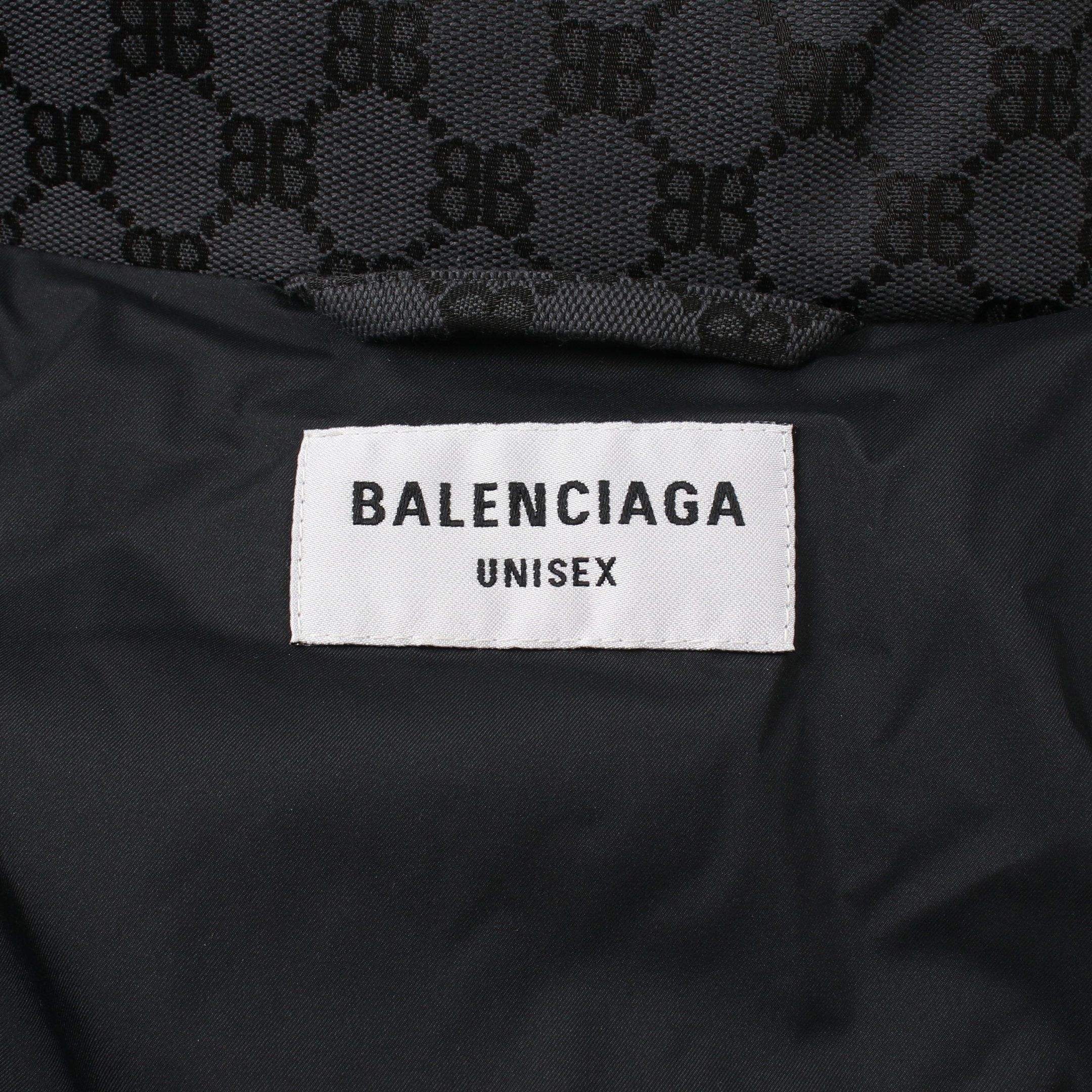 Balenciaga Balenciaga Balenciaga * Gucci The Hacker Project Puffer Jacket Black Batting Hooded 21Aw Size ONE SIZE - 3 Thumbnail