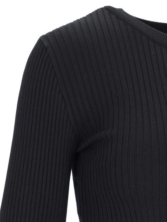 Courreges COURREGES Women Sweater VESMPU187FI0001 9999 Black Size M / US 6-8 / IT 42-44 - 5 Thumbnail