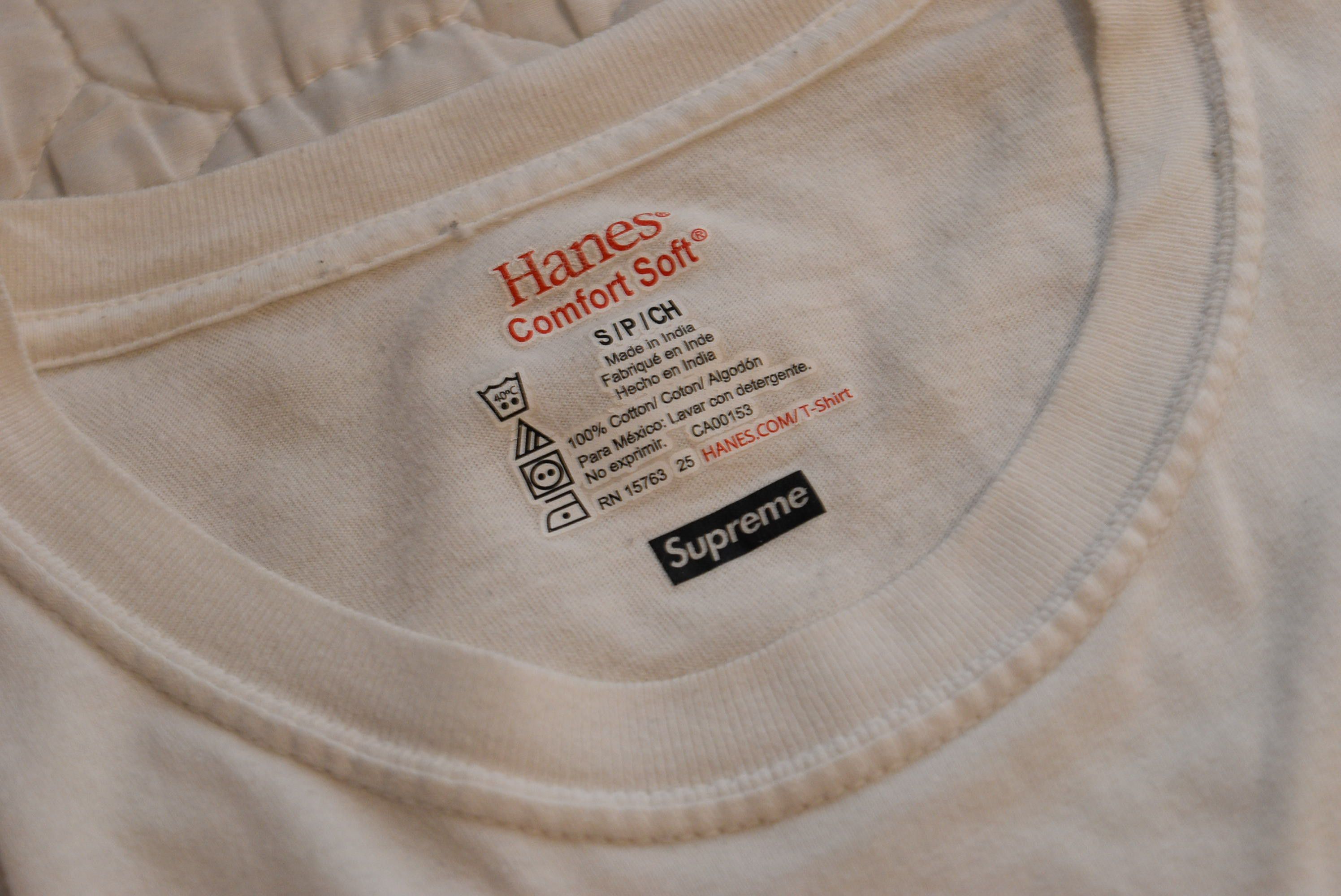 Supreme Hanes Comfort Soft Box Logo