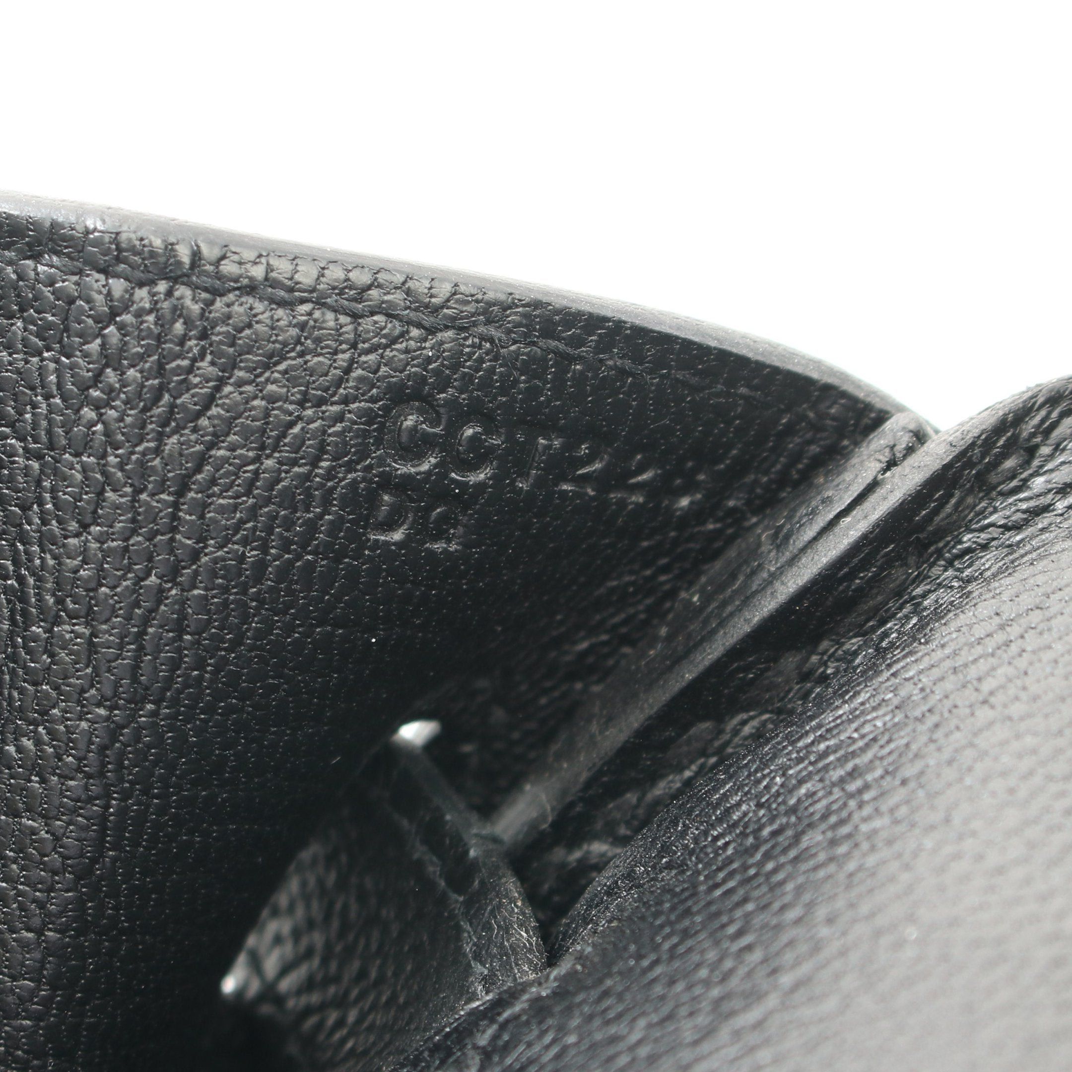 Hermes Hermes Birkin 30 Handbag Veau Epsom Black Gold Hardware C Engraved Size ONE SIZE - 5 Thumbnail