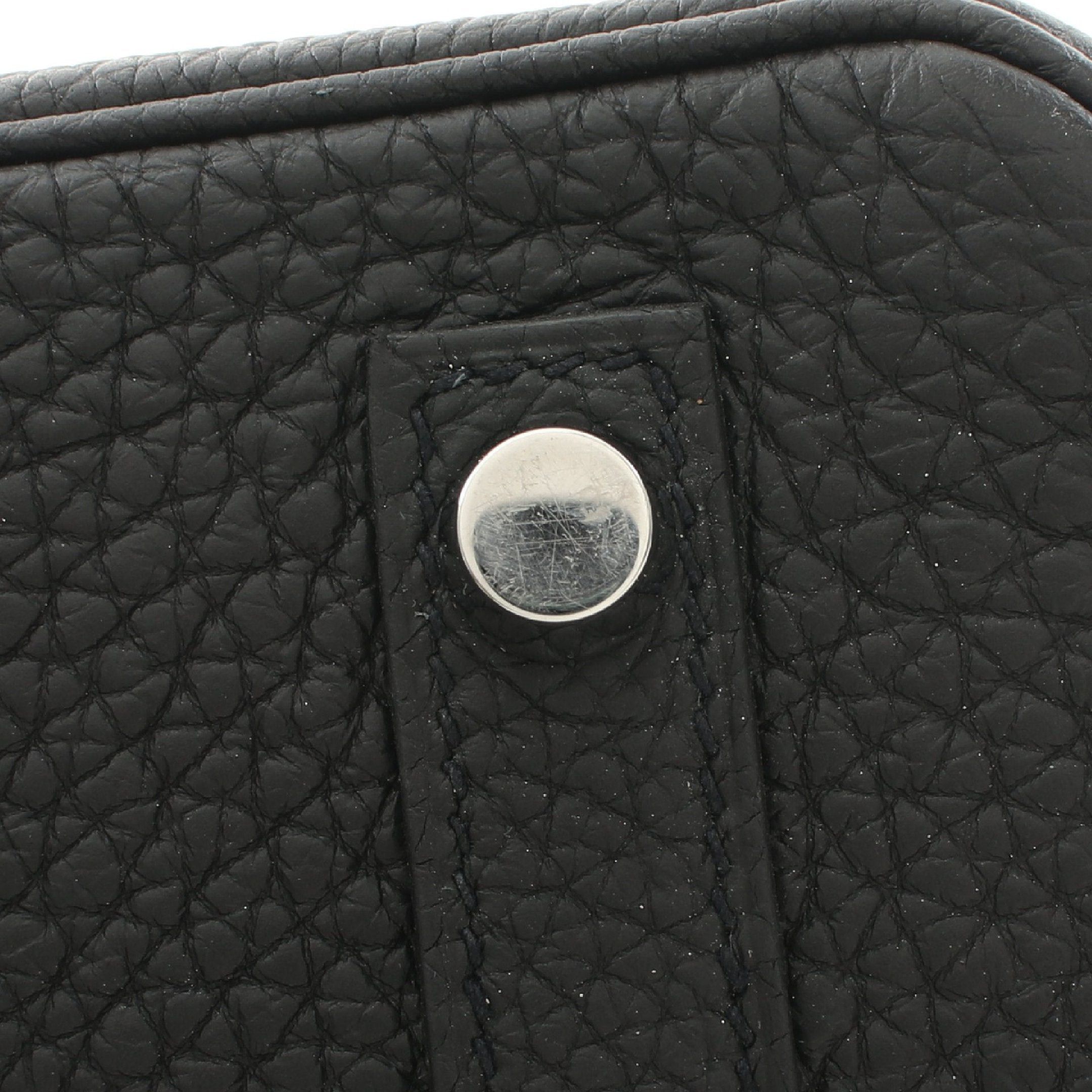 Hermes Hermes Birkin 30 Handbag Togo Black Silver Hardware Z Stamp Size ONE SIZE - 10 Thumbnail