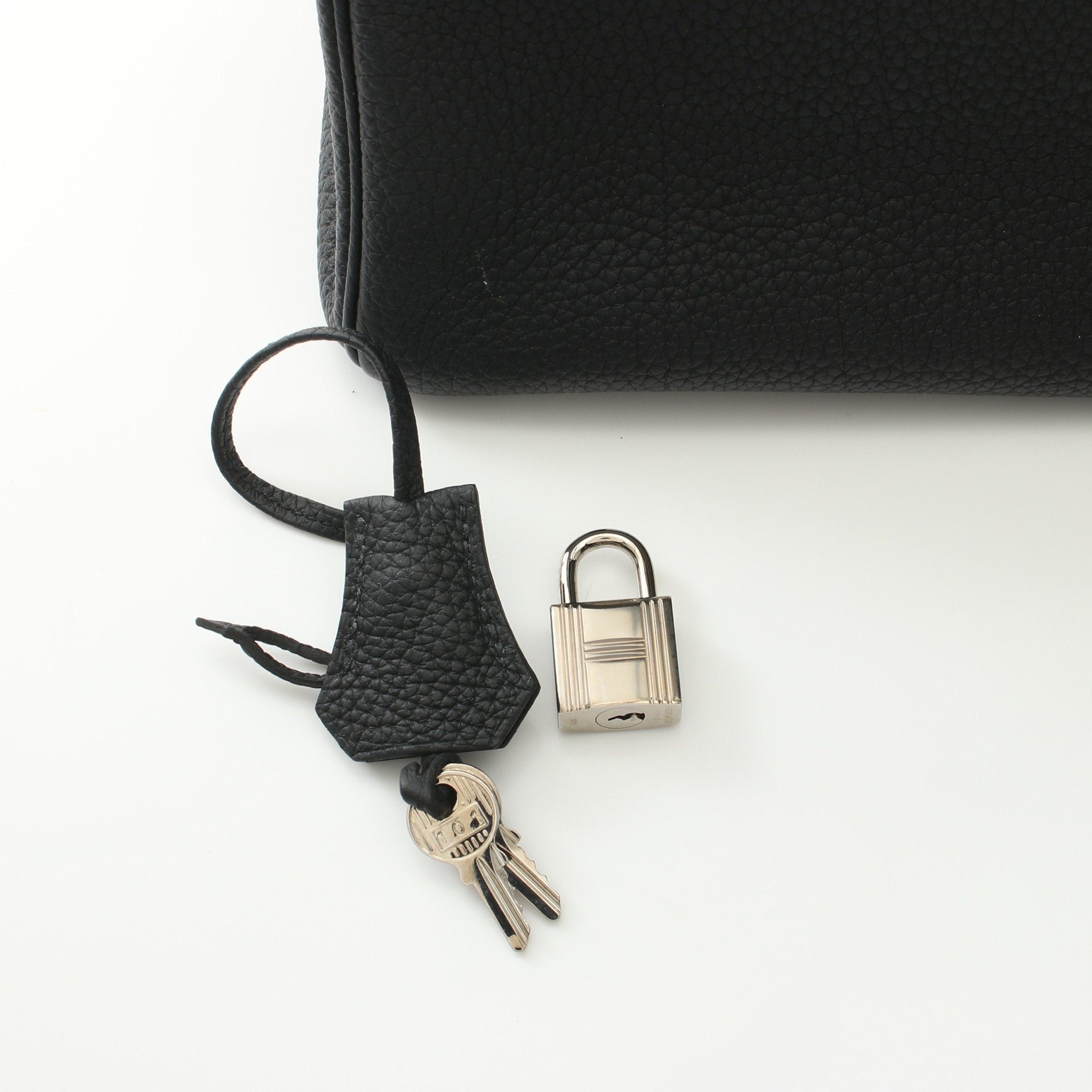 Hermes Hermes Birkin 30 Handbag Togo Black Silver Hardware Z Stamp Size ONE SIZE - 6 Thumbnail