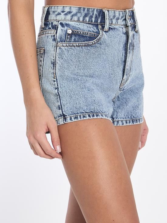 Alexander Wang ALEXANDER WANG Women Shorts & Burmudas 1WC2244306 BLUE Size 28" / US 6 / IT 42 - 2 Thumbnail